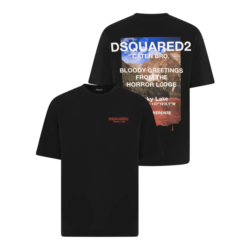 Dsquared2 Heren T-shirt Black Heren
