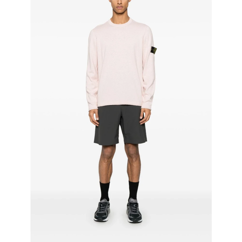 Stone Island Roze Sweater voor Mannen Pink Heren