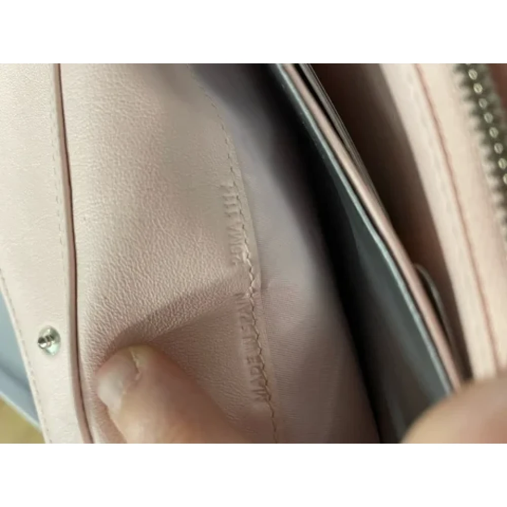 Dior Vintage Pre-owned Leather clutches Pink Dames
