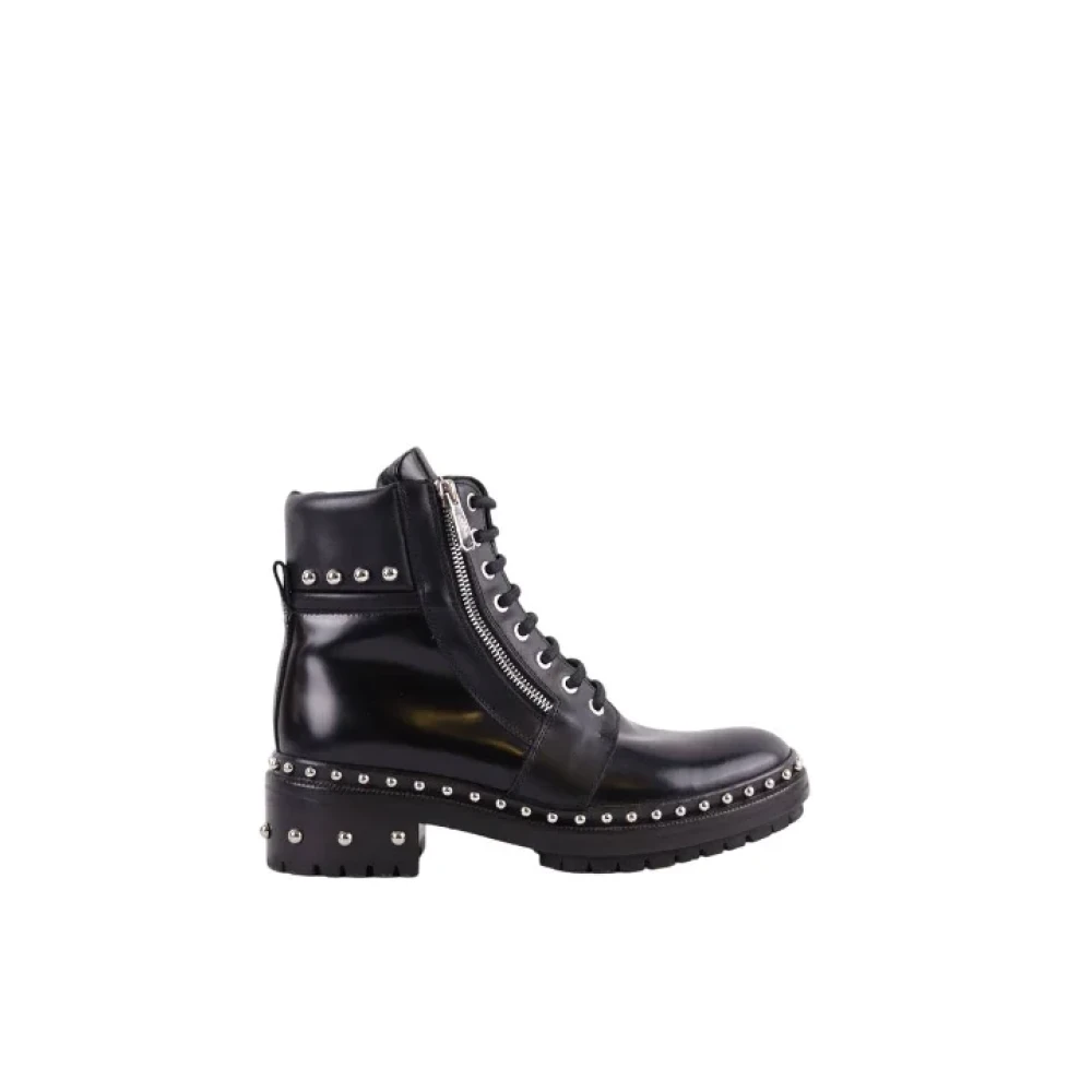 Balmain Pre-owned Canvas boots Black Dames