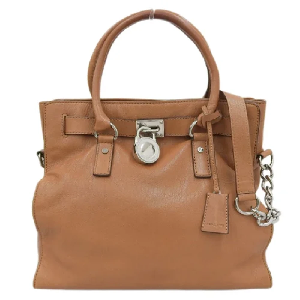 Michael Kors Pre-owned Leather shoulder-bags Brown Dames