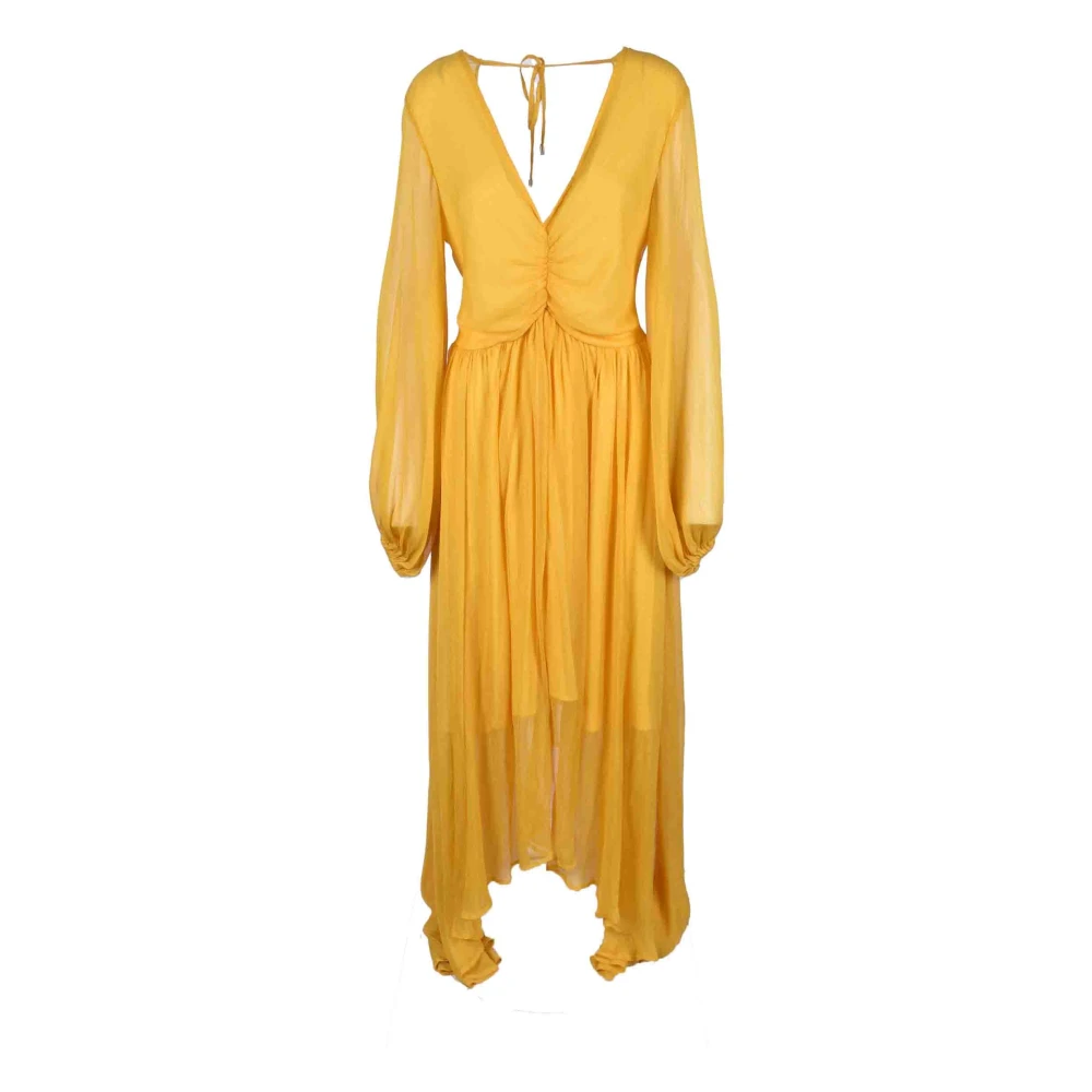 Weili Zheng Damesjurk van polyester Yellow Dames