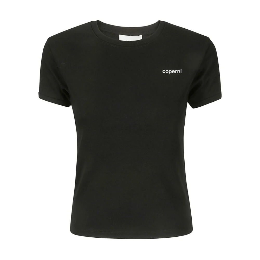 Coperni Zwarte T-shirts en Polos Black Dames