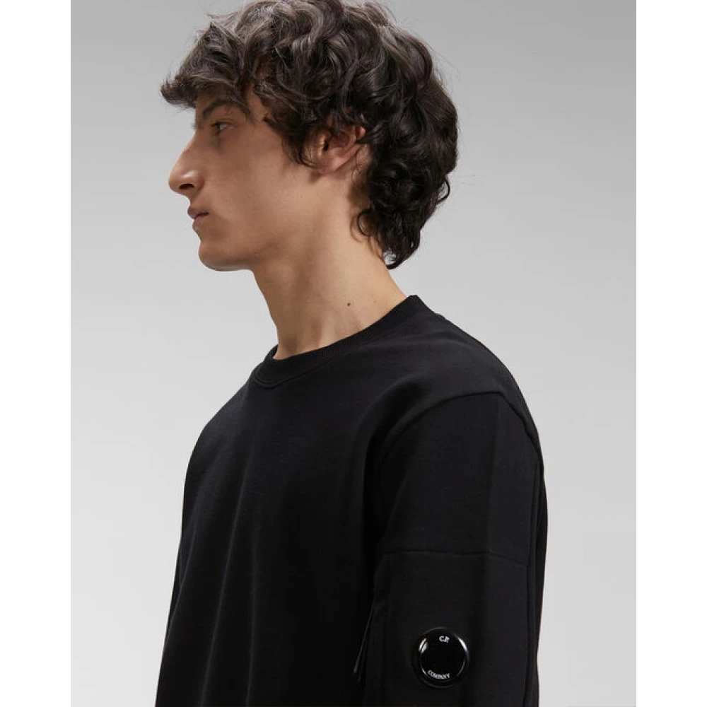 C.P. Company Zwart Sweatshirt Klassieke Stijl Black Heren