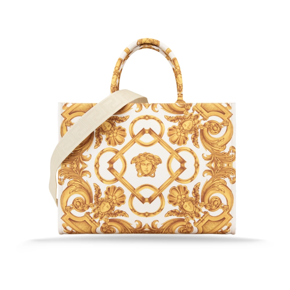 Versace Women's Multicolor Shopping Bags, One Size, Shoulder Bag Barocco Style