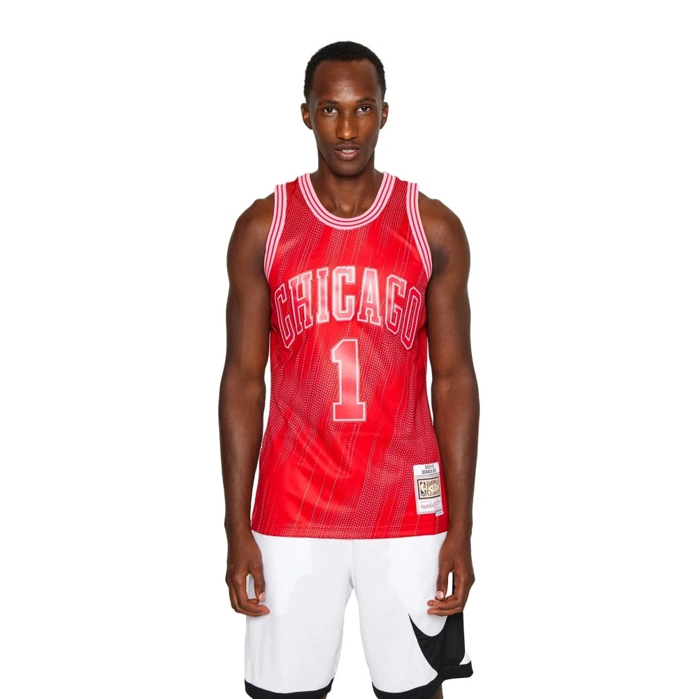 Mitchell & Ness Rode Chicago Bulls Tanktop Red Heren