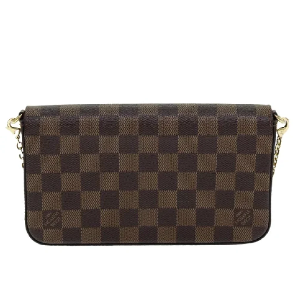 Louis Vuitton Vintage Pre-owned Canvas shoulder-bags Brown Dames
