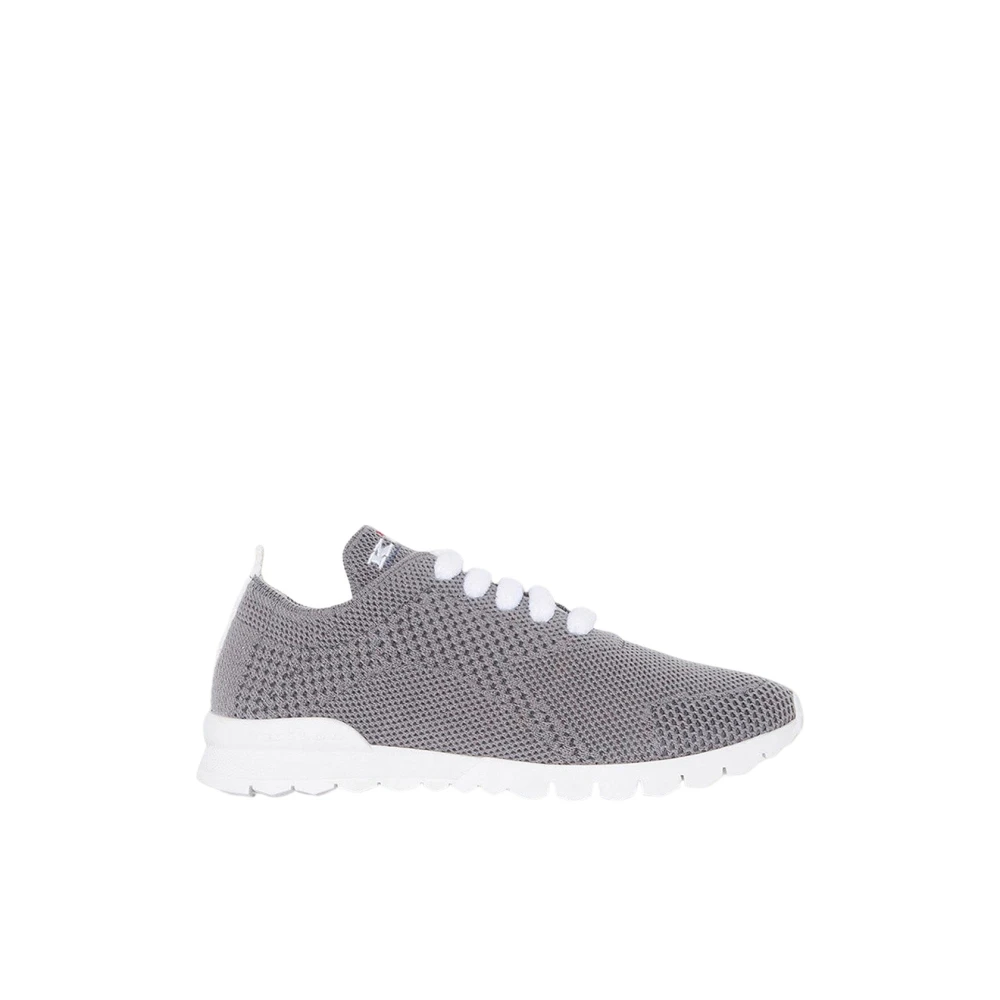 Kiton Cashmere Sneakers met uniek design Dames Schoenen Grijs