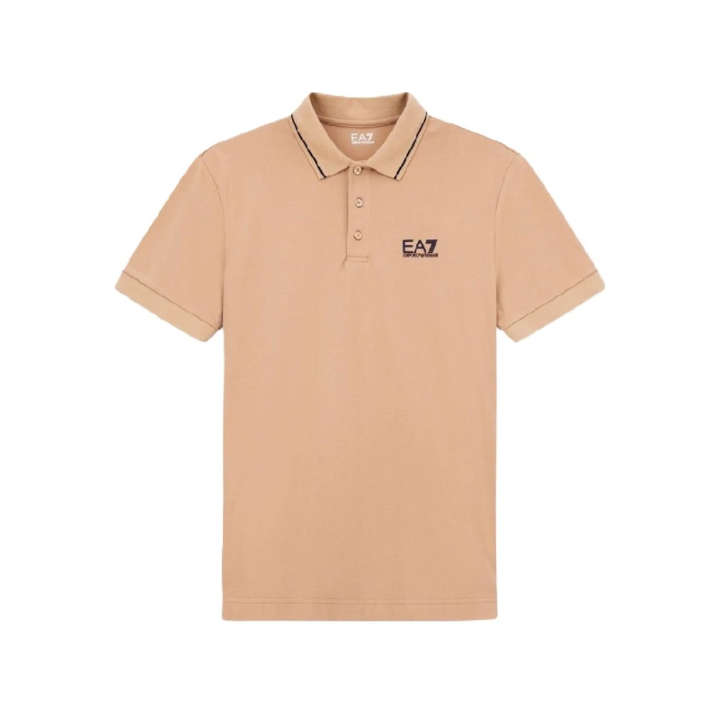 Emporio Armani Ea7 Hombre Beige Camisetas, Talla: L
