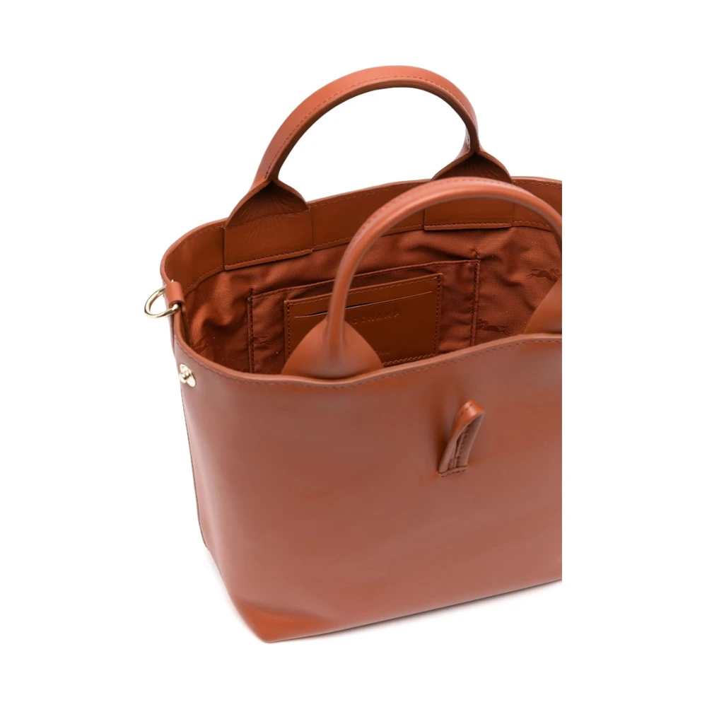 Longchamp Kastanjebruine Schoudertas met Toggle Brown Dames