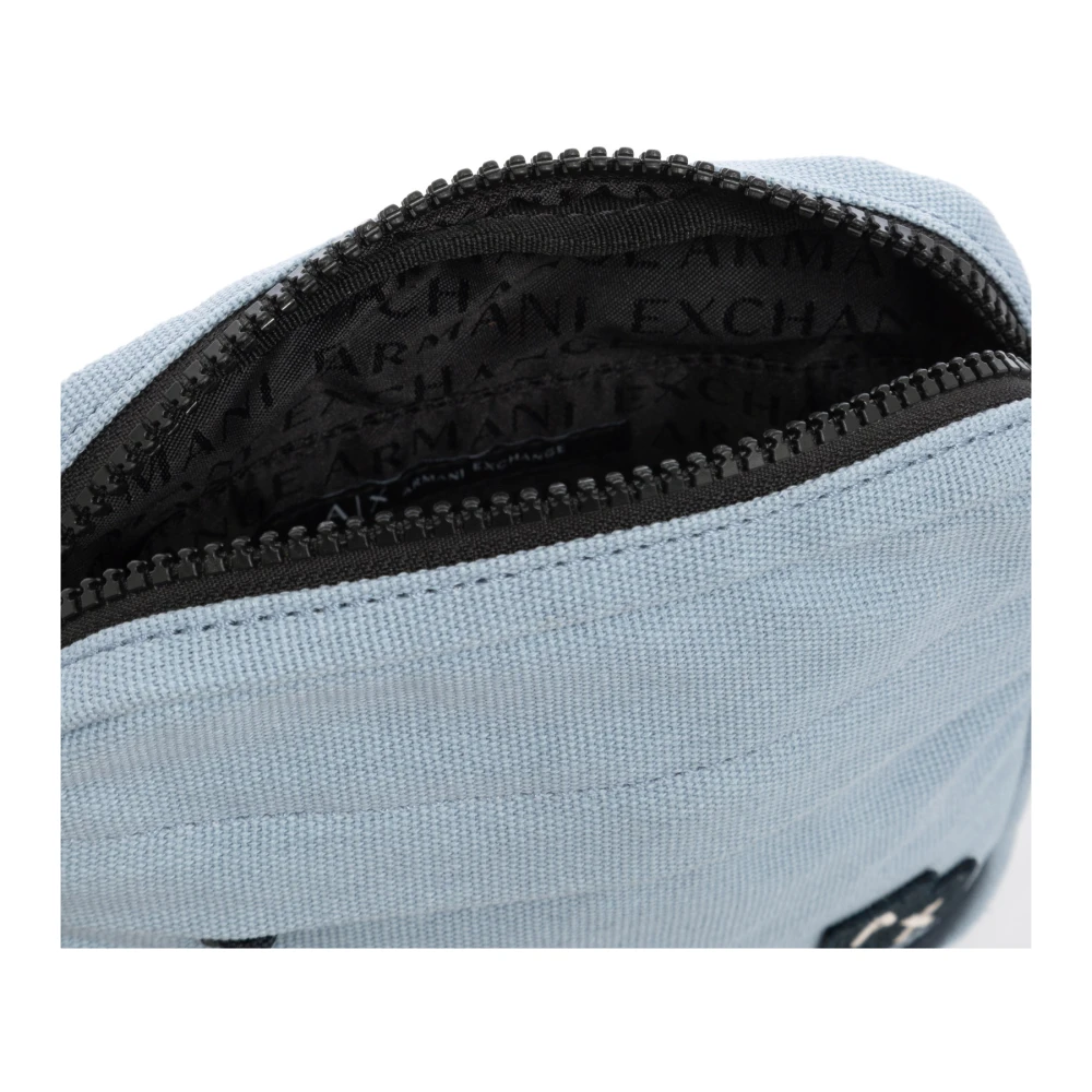 Armani Exchange Multicolor Crossbody Tas met Verstelbare Band Blue Heren