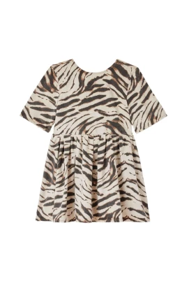 Zebra Denim Dress