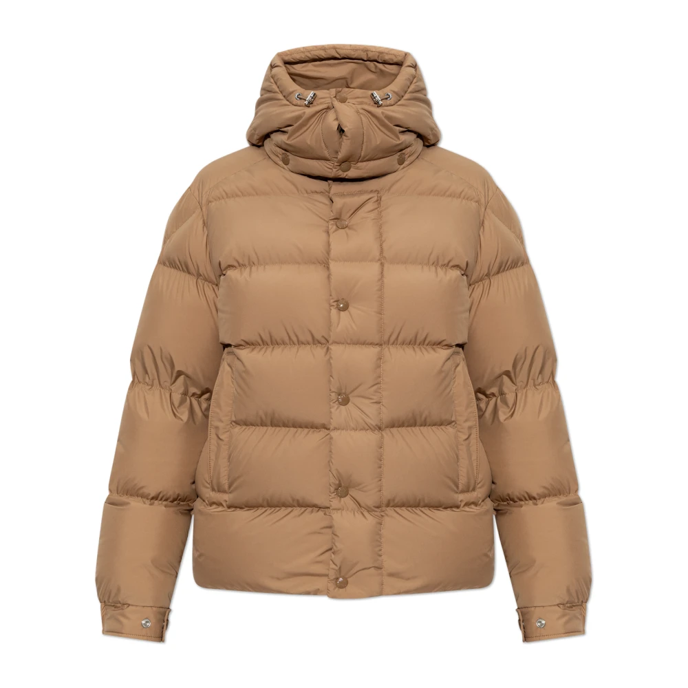 Moncler Maya 70 Kurze Puffer-Daunenjacke Mit Kapuze für Damen in Beige in Größe: 4 - Bild 3
