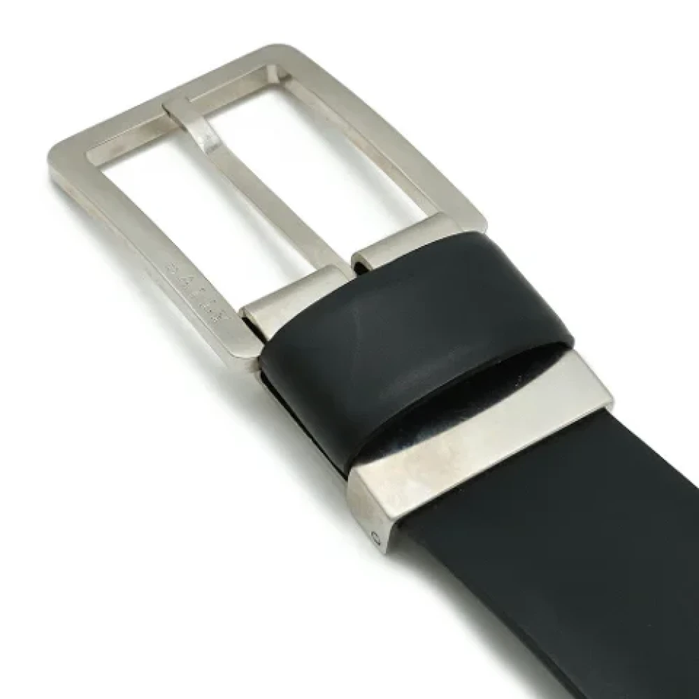Bally Pre-owned Leather belts Black Dames