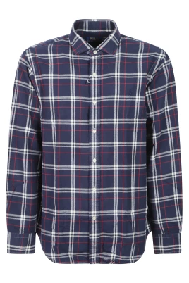 Button Down Randig Oxford-skjorta