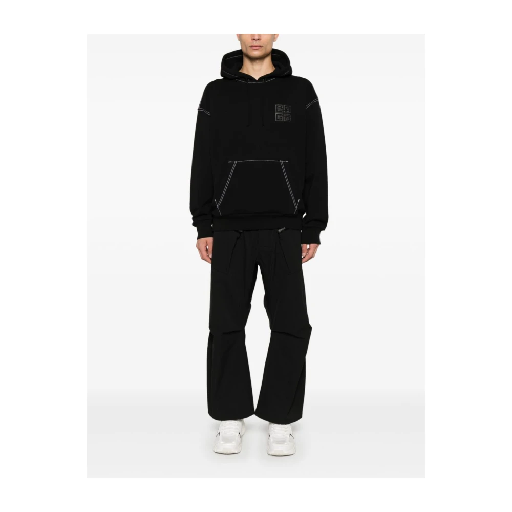 Givenchy Zwarte Hooded Sweatshirt Black Heren
