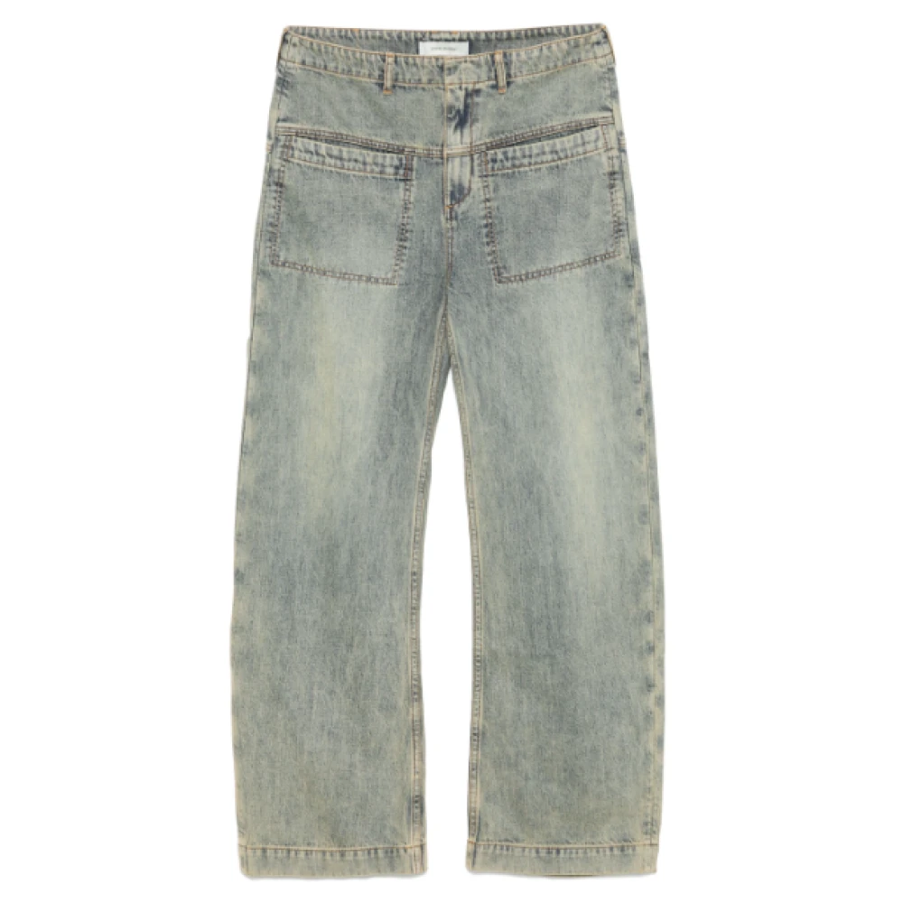 Entire Studios Denim Surface Wave Broek Blue Heren