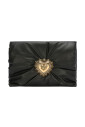 pochette-devotion-en-cuir-noir-souple-avec-boucle-doree