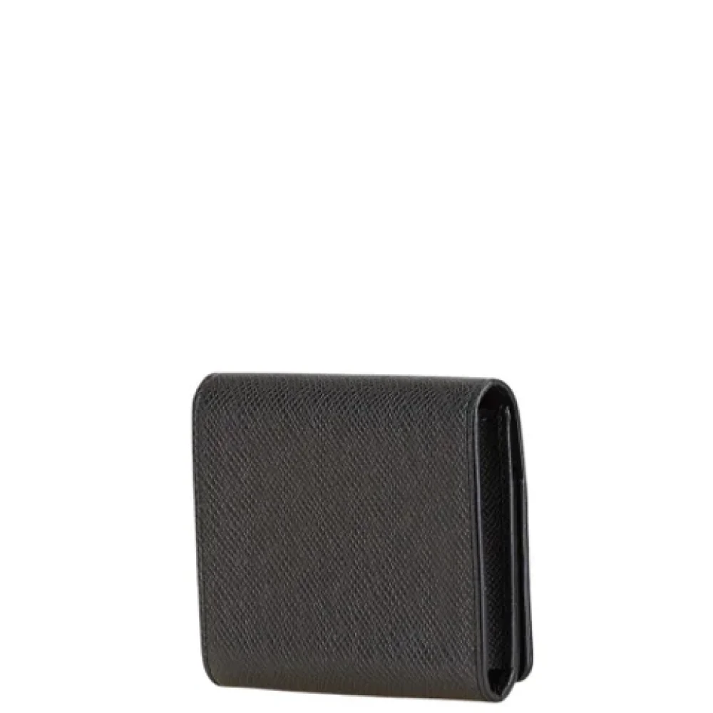 Louis Vuitton Vintage Pre-owned Leather wallets Black Heren