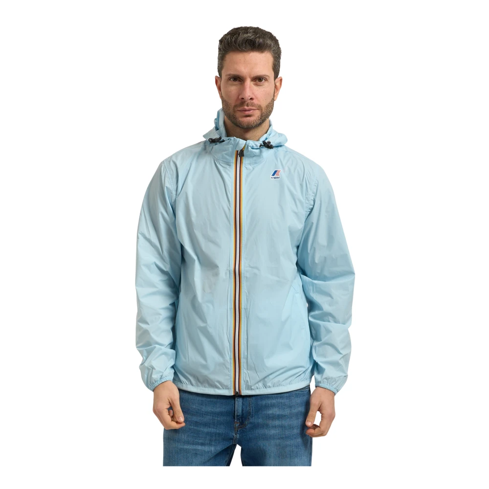 K-Way Mannelijk Blauw Claude Short Jacket