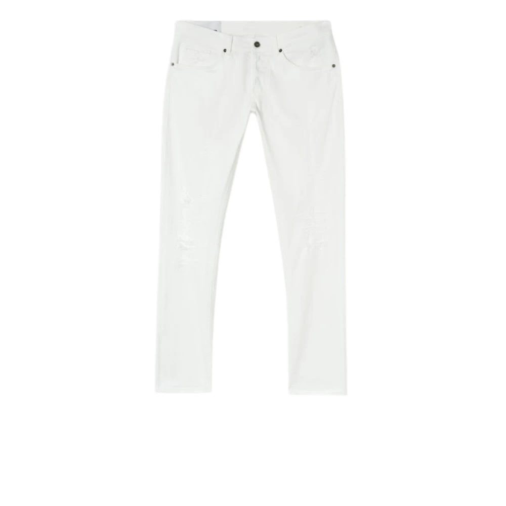 Dondup Slim Fit Jeans White Heren