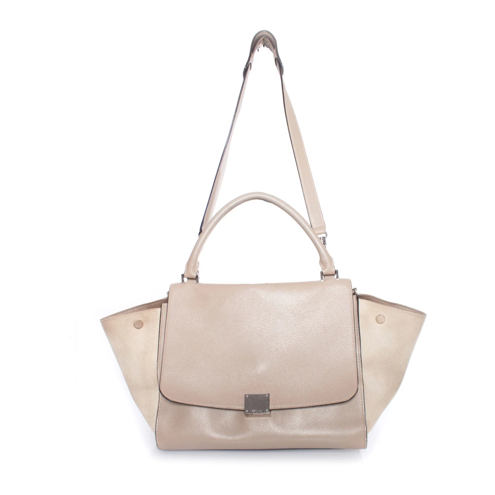 Celine Vintage Tweedehands tas Beige Dames