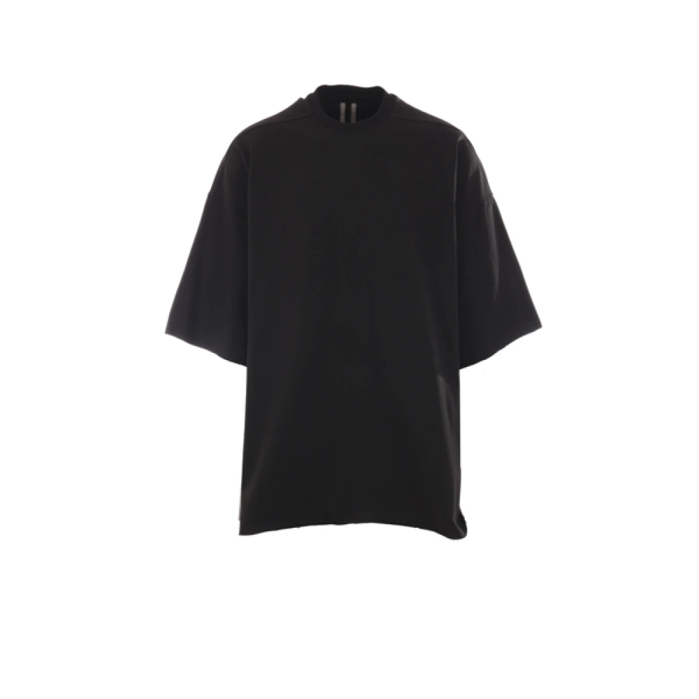 Rick Owens Zwarte Oversize T-shirt en Polo Black Heren