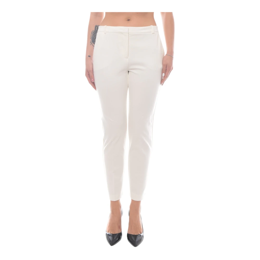 Pinko Women's White Skinny Trousers - Skinny Trousers - Xs - Trousers