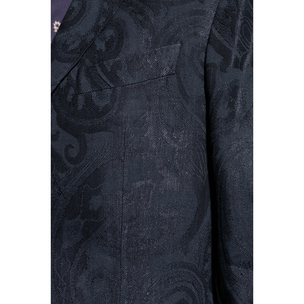 ETRO Linnen blazer Blue Heren