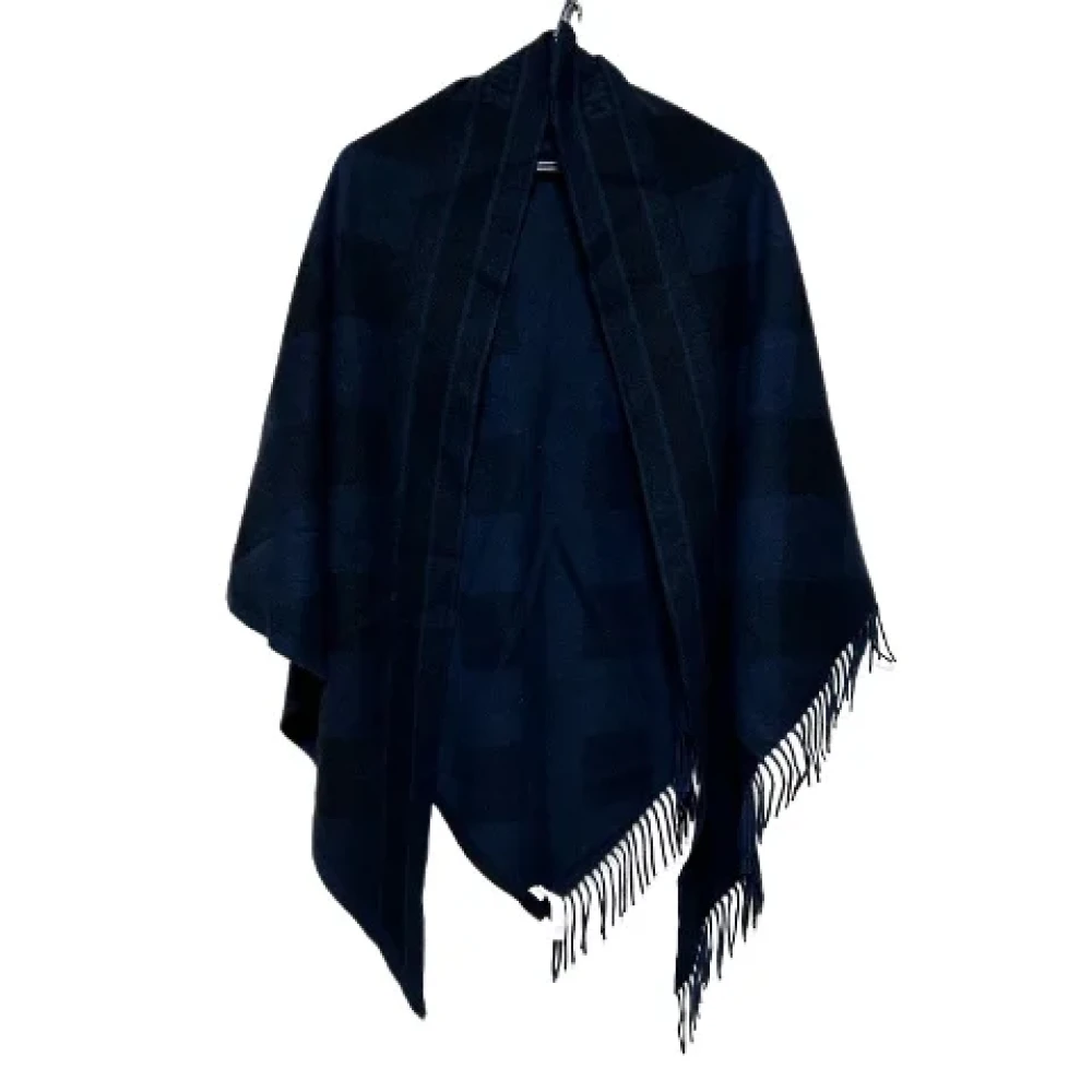 Dior Vintage Pre-owned Silk scarves Blue Dames