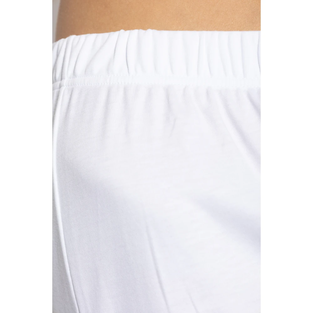 Hanro Pyjama Katoen Zijde White Dames