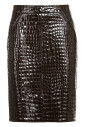jupe-en-cuir-a-imprime-crocodile