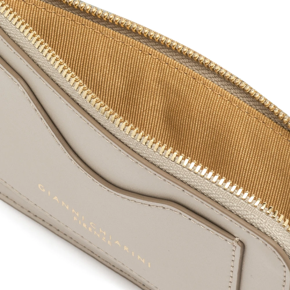Gianni Chiarini Portemonnees Vacchetta Kalf Beige Dames