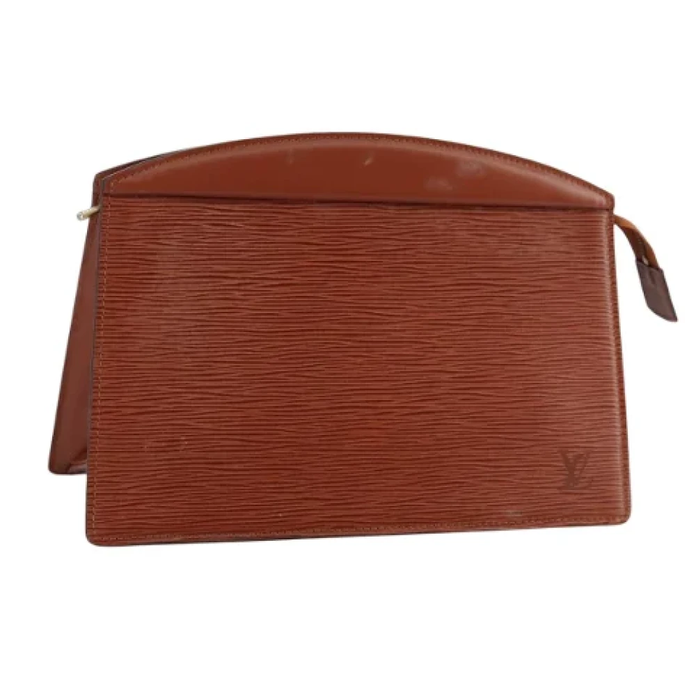 Louis Vuitton Vintage Pre-owned Leather pouches Brown Dames