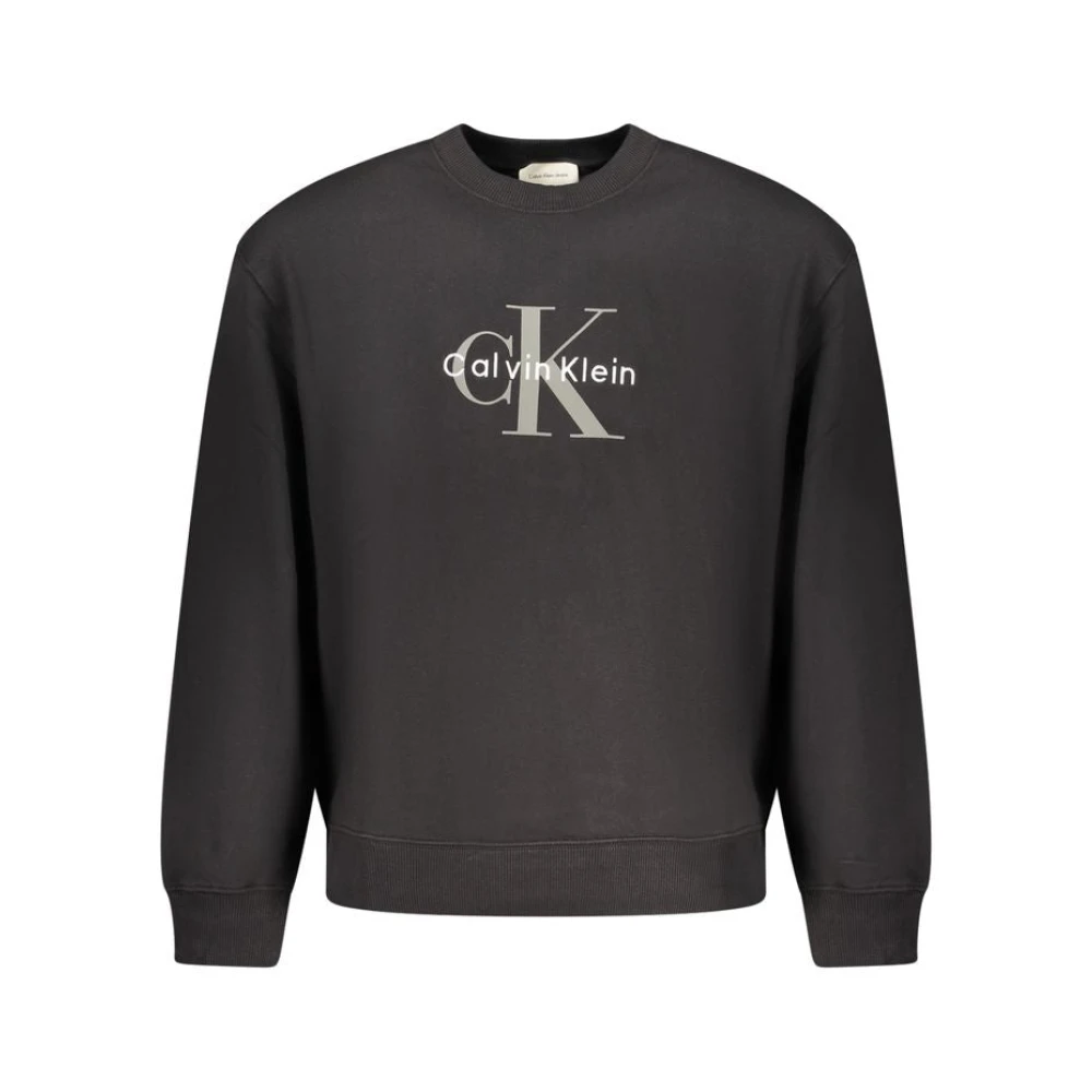 Calvin Klein Men's Black Long-Sleeved Sweatshirt