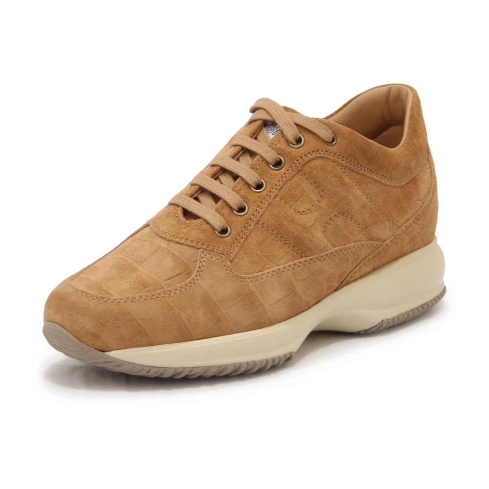 Hogan Women's Beige Interactive Allacciato Umi - Sneakers - 5 1/2 Uk - Shoes