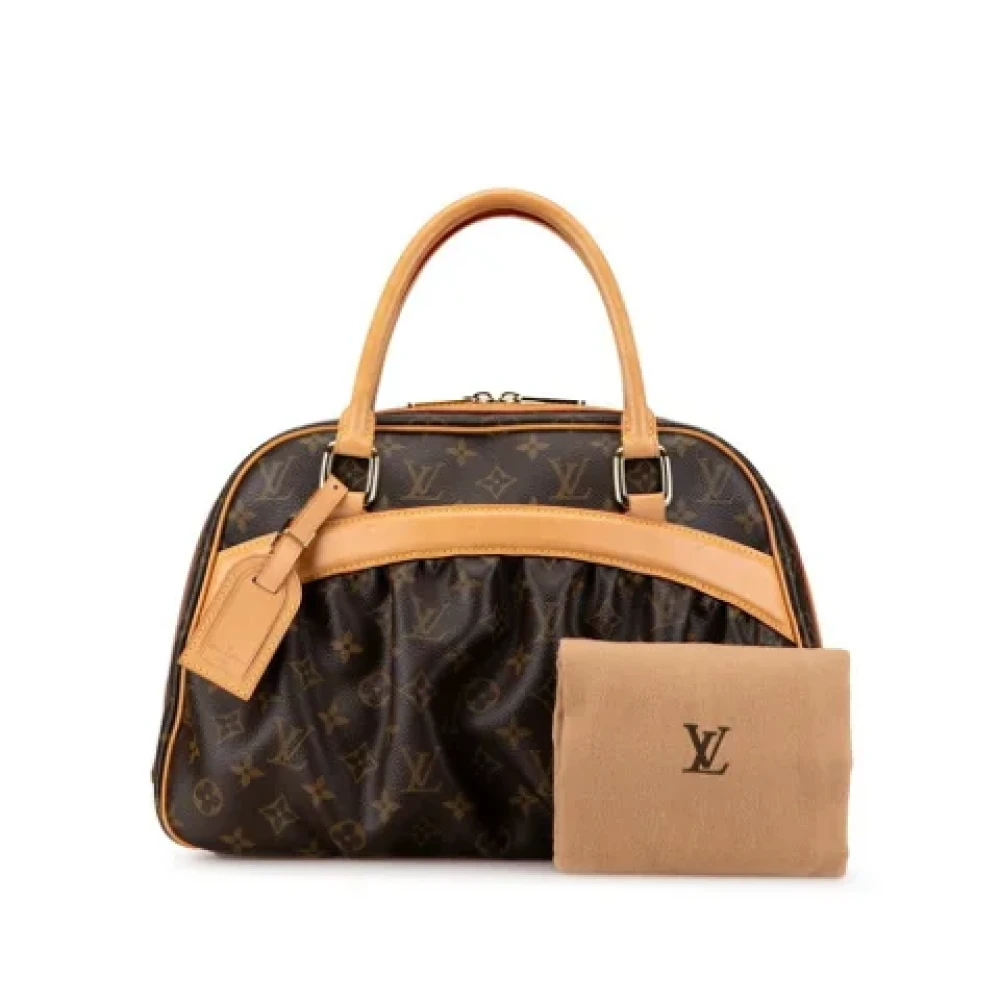Louis Vuitton Vintage Pre-owned Leather handbags Brown Dames