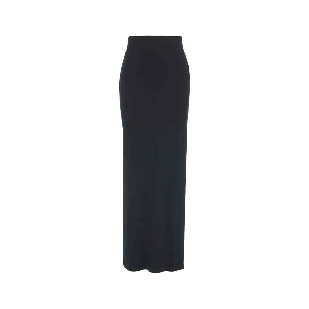 Thom Krom Zwarte Maxi Rok Dameskleding Aw24 Black Dames