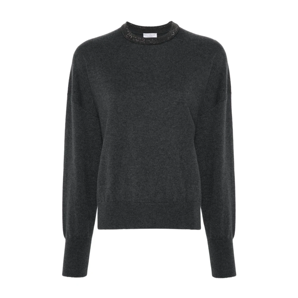 BRUNELLO CUCINELLI Stijlvolle Dames Gebreide Kleding Collectie Gray Dames