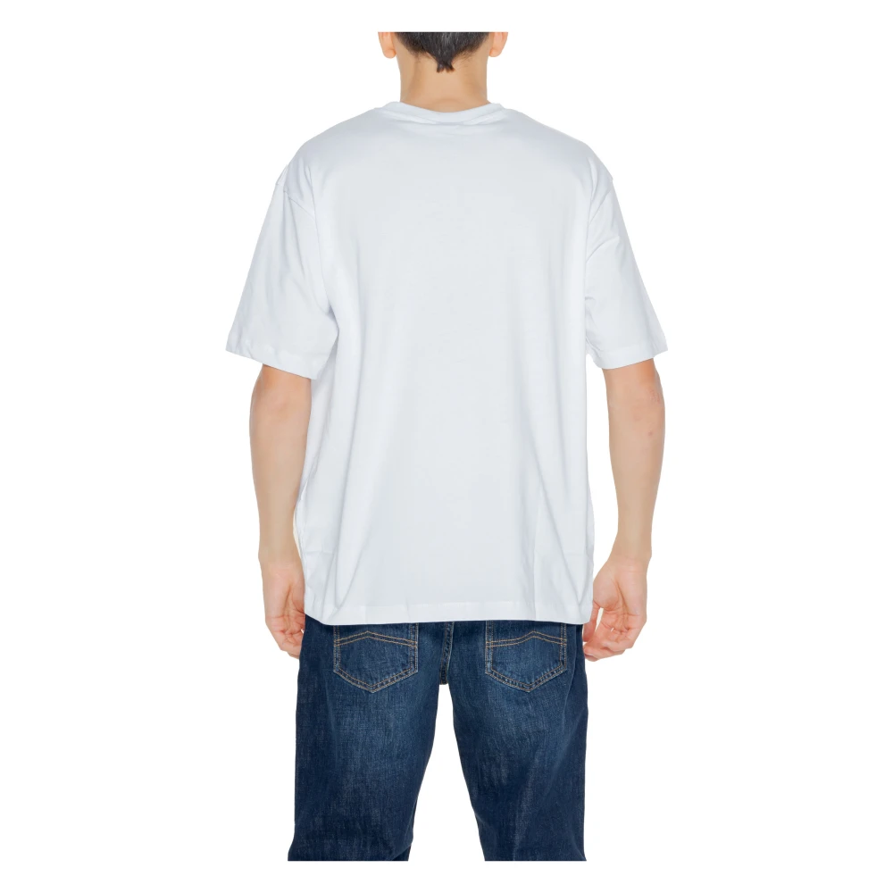 Pharmacy Industry Wit Print Ronde Hals T-shirt White Heren