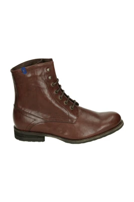 Casual Läderskor Cognac Färg