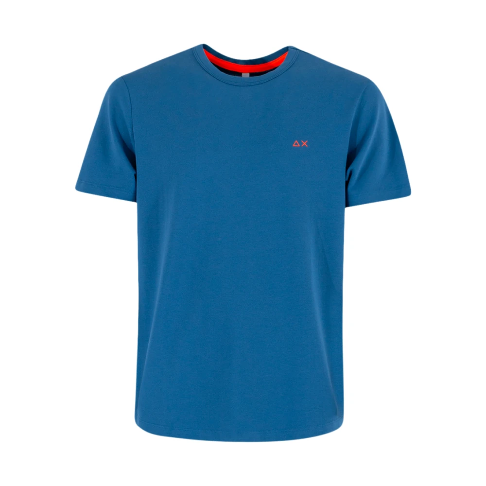 Sun68 T-Shirts Blue Heren