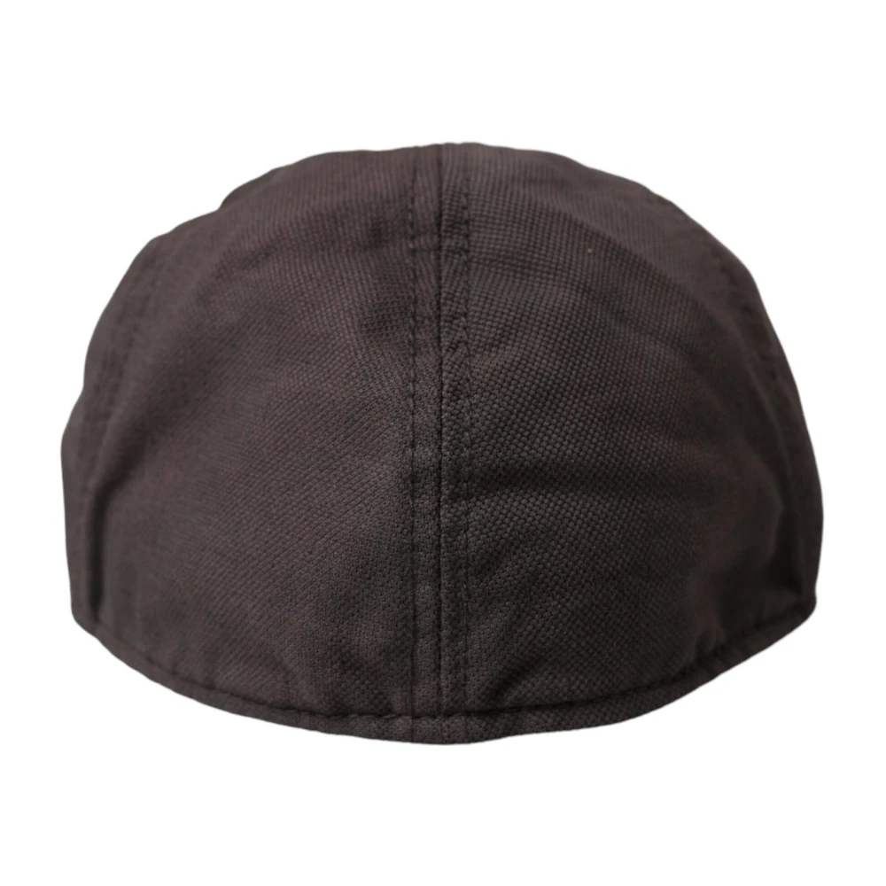 Dolce & Gabbana Bruine Nylon Newsboy Cap Brown Heren