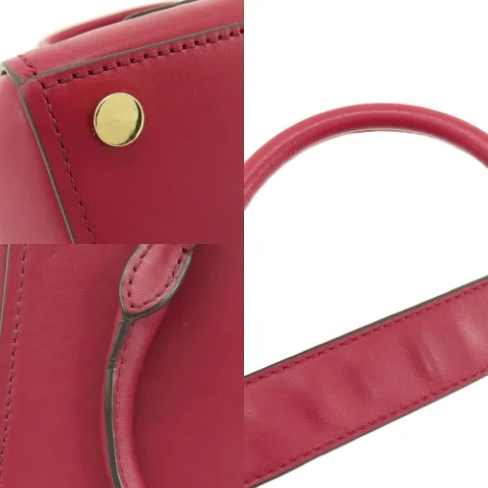 Michael Kors Pre-owned Leather handbags Red Dames