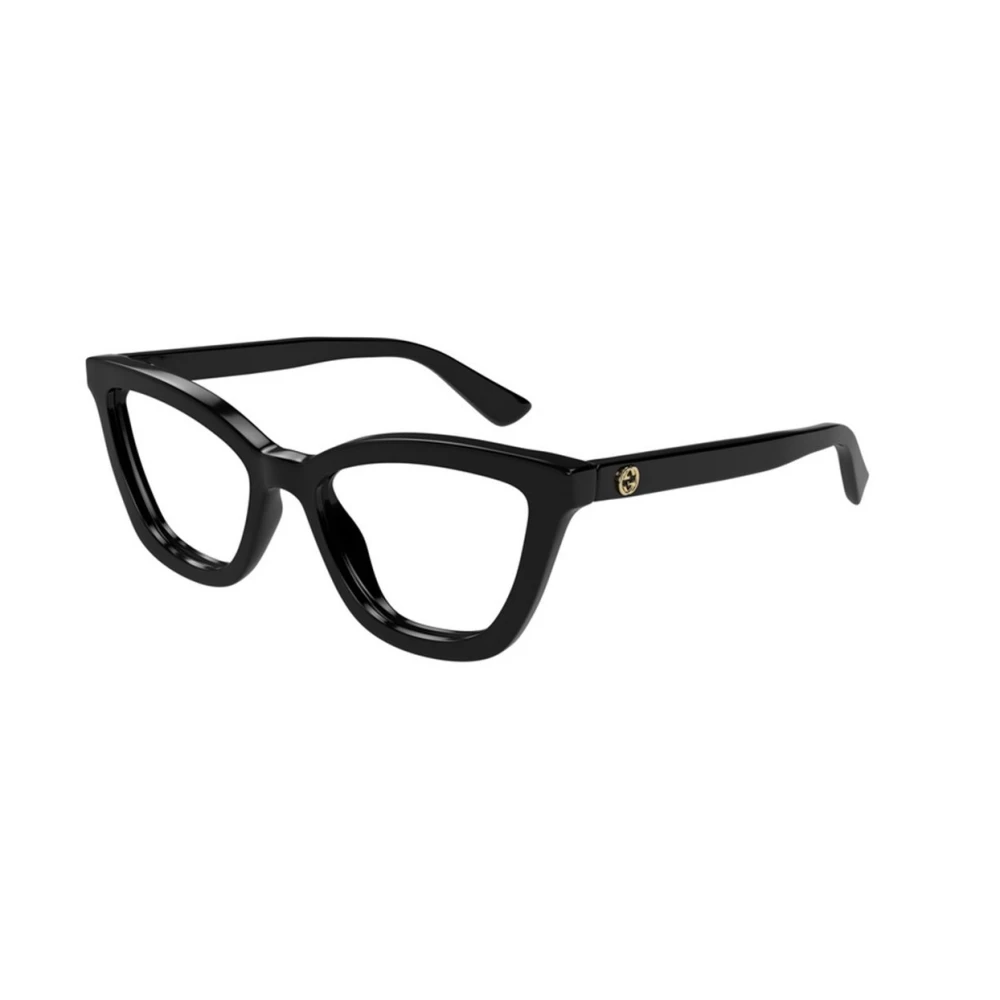 Gucci Women's Black Glasses, 51 Mm, Emblem Optical Frame