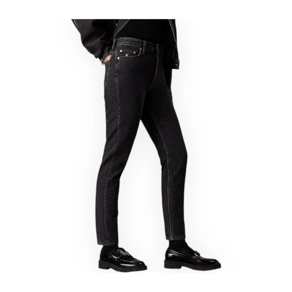 Calvin Klein Hoge Taille Mom Jeans voor vrouwen Black Dames