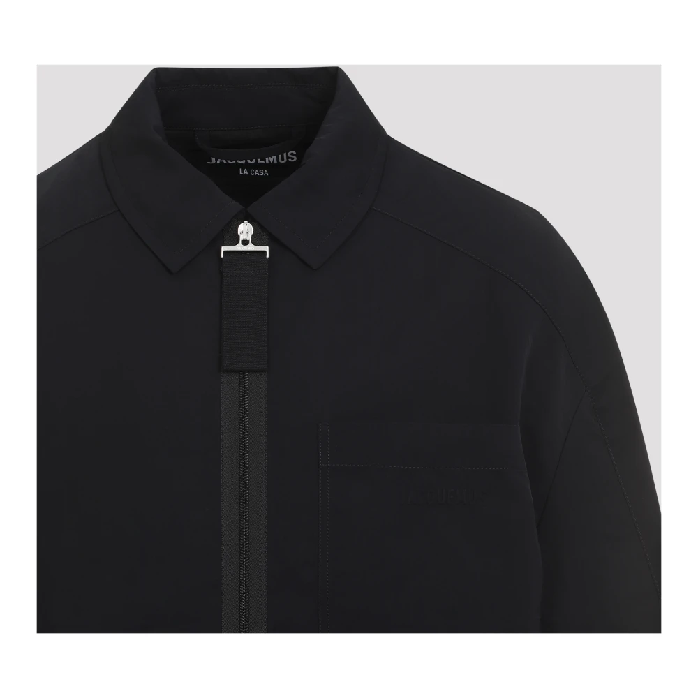 Jacquemus Lichtgewicht Jas Black Heren