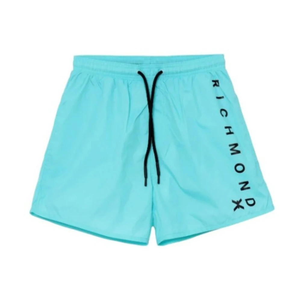 John Richmond Heren Zwemboxer Shorts Blue Heren