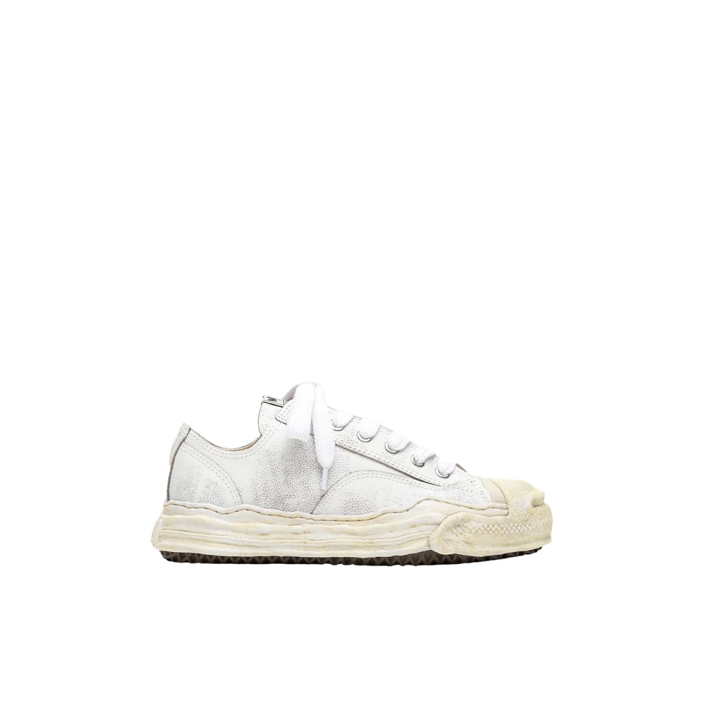 Mihara Yasuhiro Hank OG Sole Shrink Leather Low-Top Sneaker Heren Schoenen Wit
