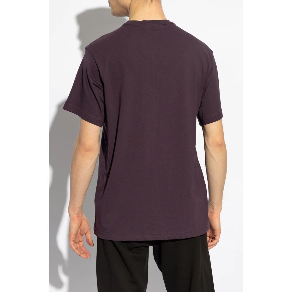 Versace Jeans Couture T-shirt met logo Purple Heren
